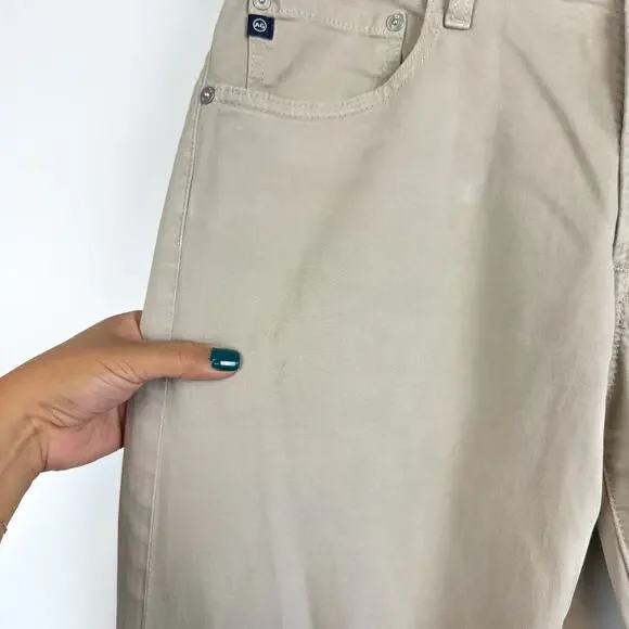 AG Adriano Goldschmied Tellis Modern Slim Chino Pants Khaki Beige - 34x32 - Picture 4 of 12